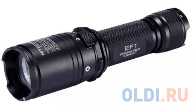 Фонарь ручной Nitecore EF1 черный лам.:светодиод. 18650/CR123x1 (13545)
