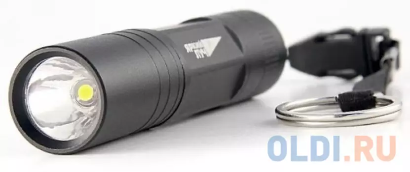 Фонарь Яркий луч T1 светодиодный черный 4606400104605