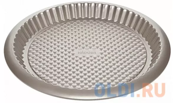 Форма круглая для пирога, стальная, антипригарная, 32х3 см, NADOBA, серия RADA