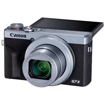 Фотоаппарат Canon PowerShot G7 X Mark III (3638C002) Silver 20.1 Mp, 1" / 5472 x 3648 / 4.2x zoom / экран 3.0" / 304 г