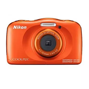 Фотоаппарат Nikon Coolpix W150 Backpack KIT (VQA112K001) Orange 13.2 Mp, 1/3.1 '' / max 4160 x 3120 / 3x zoom / экран 2.7" / 0,177 г