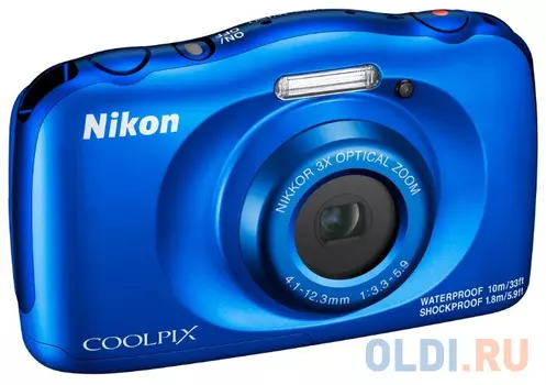 Фотоаппарат Nikon Coolpix W150 Blue Backpack KIT &lt;13.2Mp, 3x zoom, 2.7", SDXC, Влагозащитная, Ударопрочная (водонепроницаемый 10 метров)