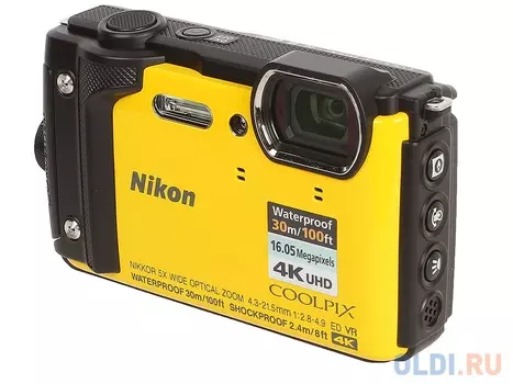 Фотоаппарат Nikon Coolpix W300 (VQA072E1) Yellow