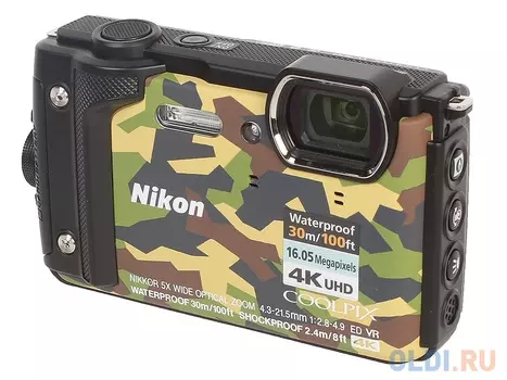 Фотоаппарат Nikon Coolpix W300 (VQA073E1) Camo