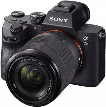 Фотоаппарат Sony ILCE-7M3KB (ILCE7MK3B.CEC) Black 24.2 Mp, 35.6 x 23.8 мм / max 6000 x 4000 / экран 3.0" / 127 г