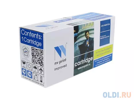 Фотобарабан NV-Print KX-FAD412А 6000стр Черный