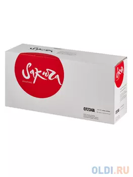 Фотобарабан Sakura CF234A (34A) для HP LJ UltraM106w/LJ UltraM134a/LJ UltraM134fn, черный, 9200 к.