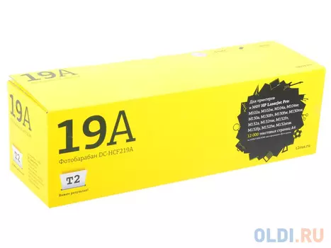 Фотобарабан T2 DC-HCF219A 12000стр Черный