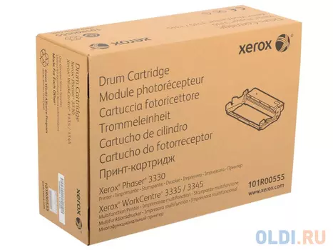 Фотобарабан Xerox 101R00555 для Ph3330/WC3335/3345. Черный. 30 00 страниц.