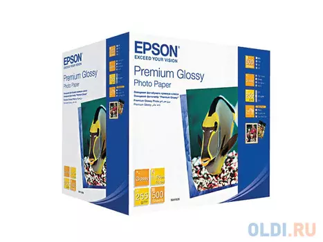 Фотобумага Epson 13 х 18 см 255г/м2 глянцевая 500л C13S042199