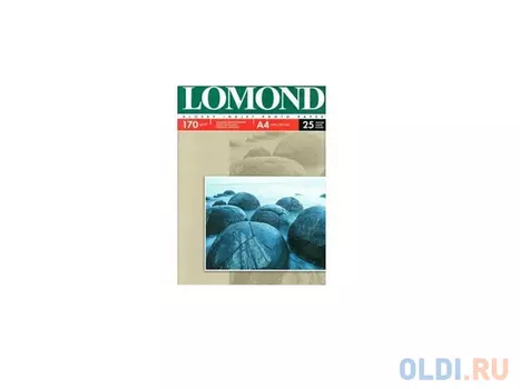 Фотобумага Lomond A4 170г/м2 25л глянцевая для струйной печати 102143