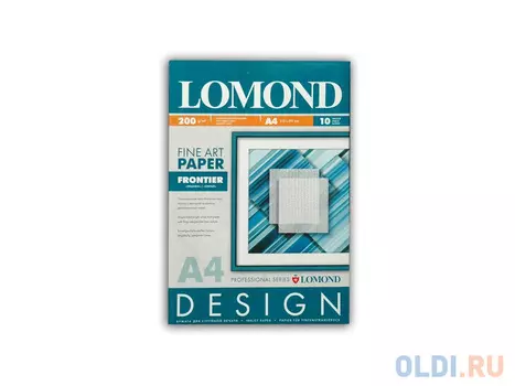Фотобумага Lomond A4 200г/м2 матовая дизайнерская Гребенка 10л 0927041