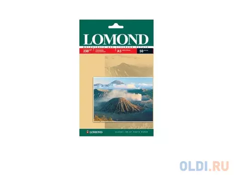 Фотобумага Lomond A5 230г/м2 глянцевая 50л 0102070