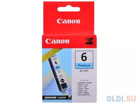 Картридж Canon BCI-6 PC 270стр Светло-голубой