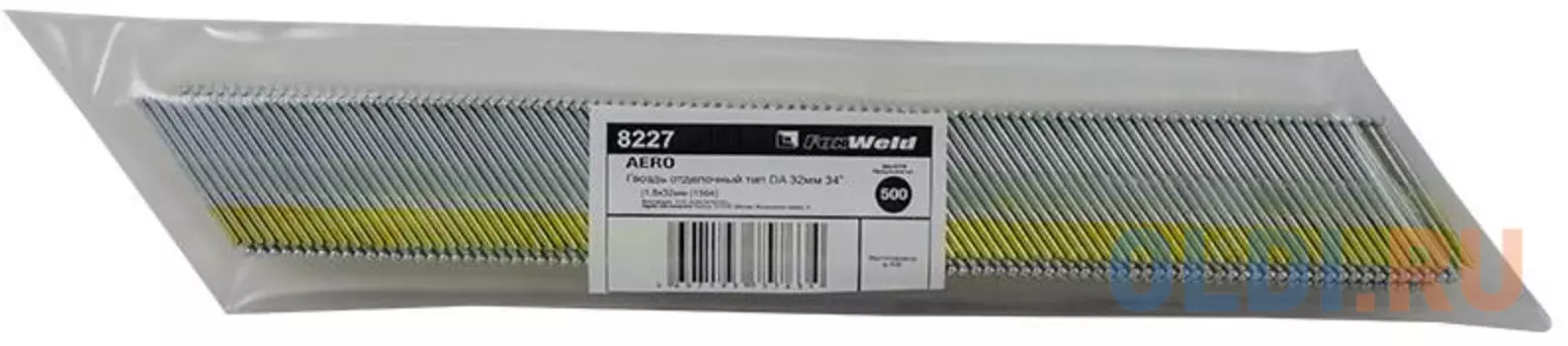 Foxweld Гвоздь отделочный AERO тип DA 32мм 500шт. (1564) 8227