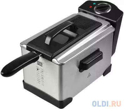 Фритюрница GFGRIL GFF-M2500, серебристый/черный