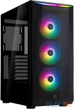 G41FA512ZBG0020 High airflow ATX mid-tower chassis with dual radiator support and ARGB lighting High airflow ATX mid-tower chassis with dual radiator