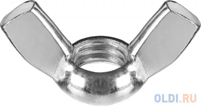 Гайка DIN 315 барашковая, M8, 5 кг, оцинкованная, ЗУБР