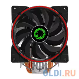 GameMax Gamma 500 RGB Кулер универсальный, Intel/AMD TDP 187W CPU