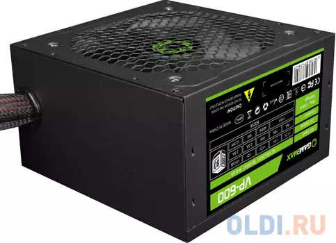 GameMax VP-600 80+ Блок питания ATX 600W, Ultra quiet