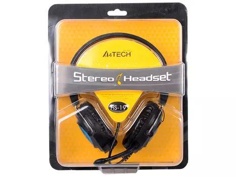 Гарнитура A4Tech HS-19-3 синий