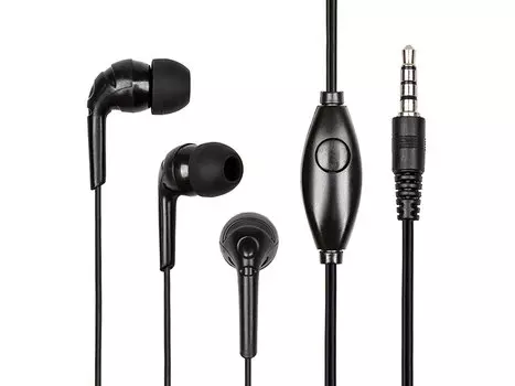 Гарнитура Dialog ES-03 Black Проводные / Внутриканальные с микрофоном / 20 - 20000 Гц / Двустороннее / miniJack 3.5 мм