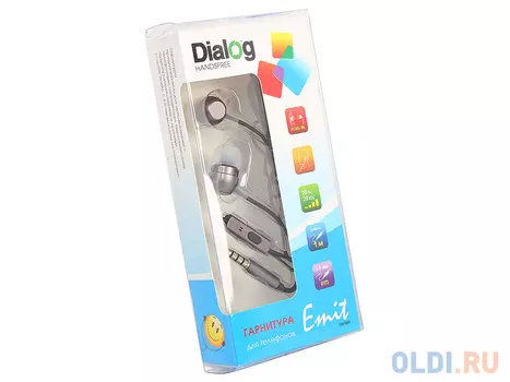 Гарнитура Dialog ES-F57 grey