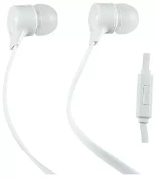 Гарнитура Perfeo HANDY White Проводные с микрофоном / 20 — 20 000 Гц / miniJack 3.5 мм