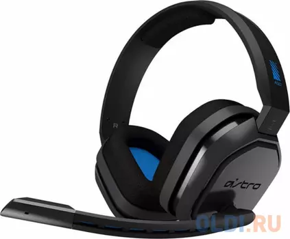Гарнитура проводная игровая Astro Gaming A10 Headset PS4 GEN1 Grey/Blue, 3.5 MM