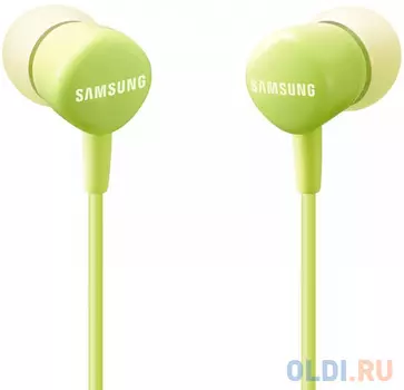 Гарнитура проводная Samsung EO-HS1303GEGRU, 32 Ом, 20Гц - 20 кГц., L-1.2 м., 3.5 мм., зеленый