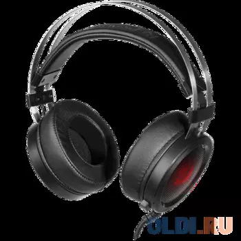 Гарнитура Redragon Scylla черный+красный, 2 м