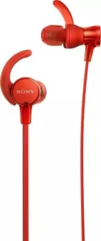 Гарнитура Sony MDR-XB510AS Red Проводные / Внутриканальные с микрофоном / 4 - 24000 Гц / 106 дБ / Двустороннее / miniJack 3.5 мм