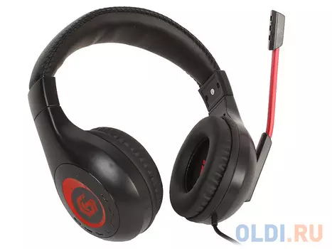 Гарнитура стерео Gembird MHS-G30 Survarium, Black+red (рег громкости, каб 2.5м)
