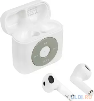 Гарнитура вкладыши Hiper TWS MP3 HDX15 белый беспроводные bluetooth в ушной раковине (HTW-HDX15)