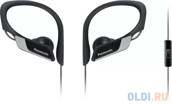 Гарнитура вкладыши Panasonic SPORTS RP-HS35MG 1.2м черный проводные в ушной раковине (RP-HS35MGC-K)