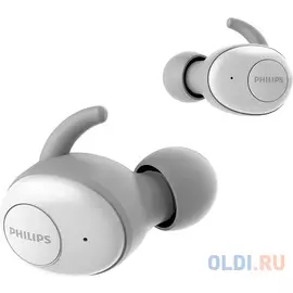 Гарнитура вкладыши Philips TAT3215WT/00 белый беспроводные bluetooth в ушной раковине