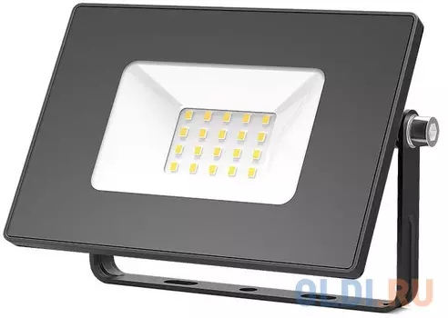GAUSS 613527120 Прожектор светодиодный LED 20W 1300lm IP65 3000К черный 1/60