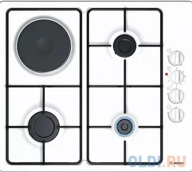 Газовая варочная поверхность Bosch PBY6C2B82Q белый