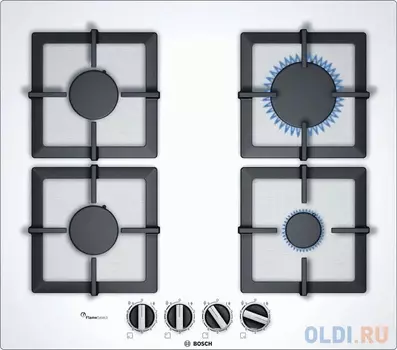 Газовая варочная поверхность Bosch Serie 6 PPP6A2B20O белый