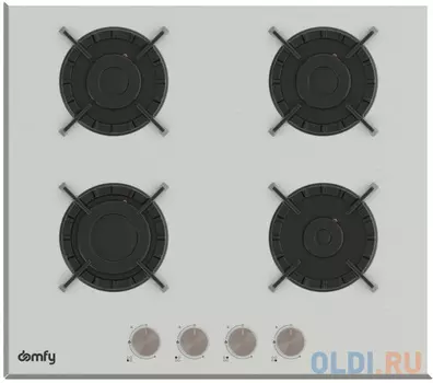 Газовая варочная поверхность Domfy DM6430GH IX серебристый