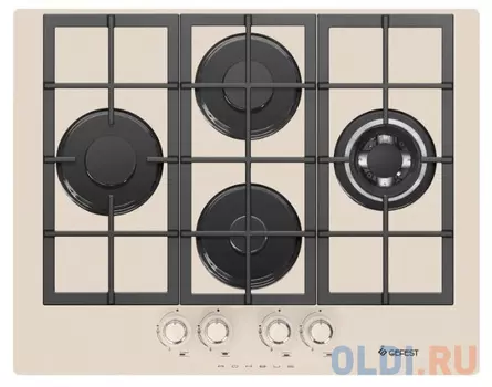 Варочная панель газовая Gefest ПВГ 2231-01 Р81 кремовый