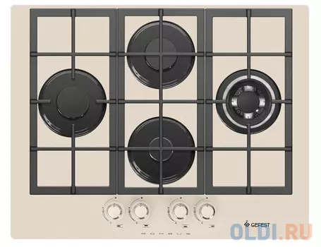 Газовая варочная поверхность Gefest ПВГ 2231-01 В81 бежевый