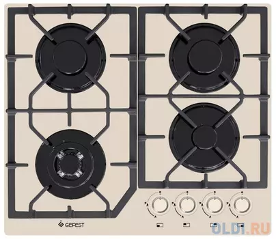 Газовая варочная поверхность Gefest ПВГ 2232-01 К81 кремовый