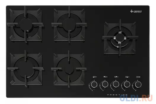 Газовая варочная поверхность Gefest ПВГ 2341 черный