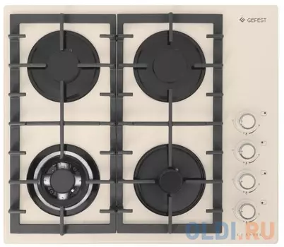 Варочная панель газовая Gefest СГ СВН 2230-01 К81 кремовый