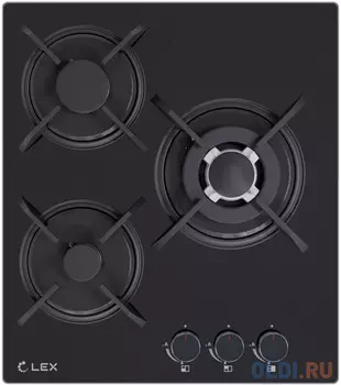 Газовая варочная поверхность Lex GVG 433 BBL черный