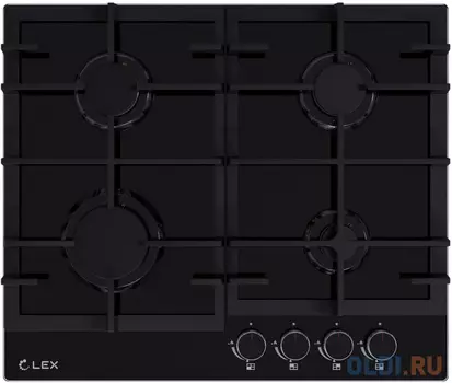 Газовая варочная поверхность Lex GVG 642-1 BBL черный