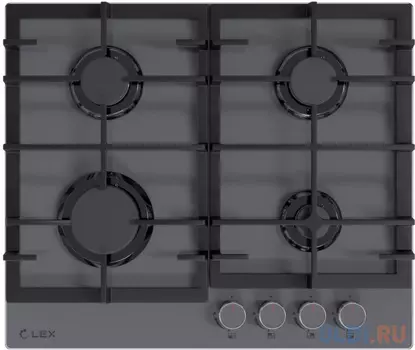 Газовая варочная поверхность Lex GVG 642A GR серый