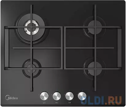 Газовая варочная поверхность Midea MG621TGB черный