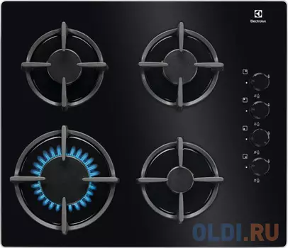 Газовая варочная поверхность Zanussi GPE264EK черный